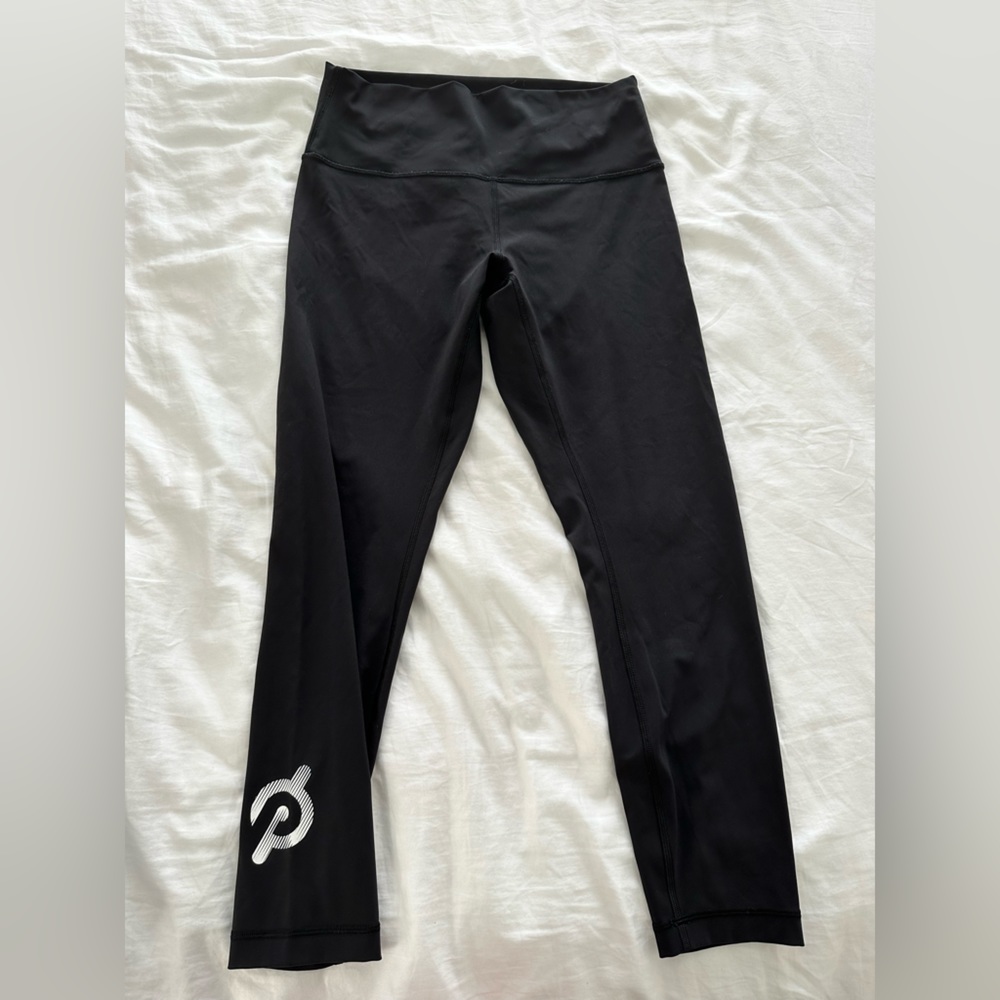 Peloton lululemon wonder under crop size 10